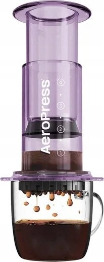 AeroPress Clear Purple - Zaparzacz do