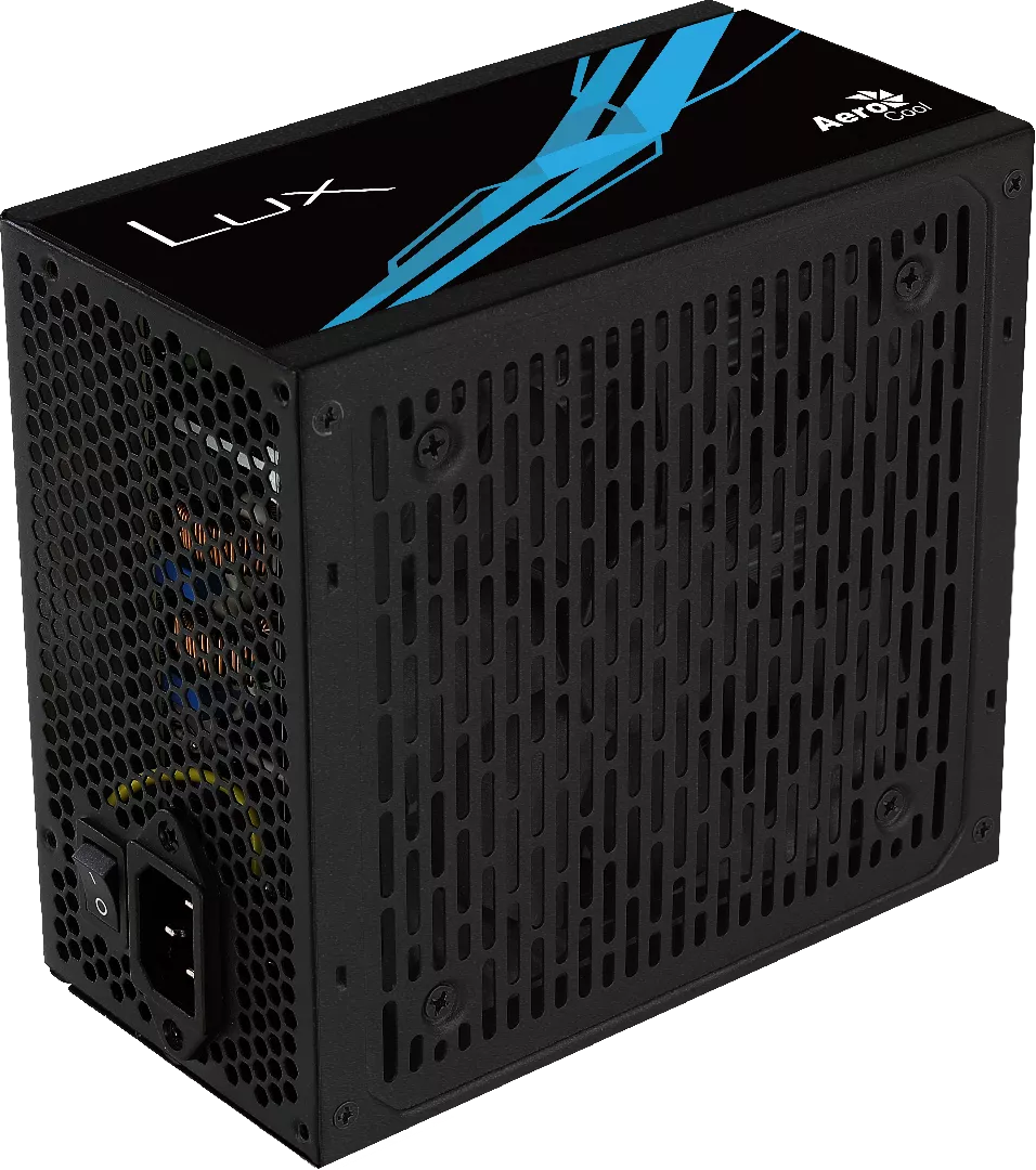 Aerocool LUX barošanas avotu vienība 1000 W 20+4 pin ATX ATX Melns, Zils