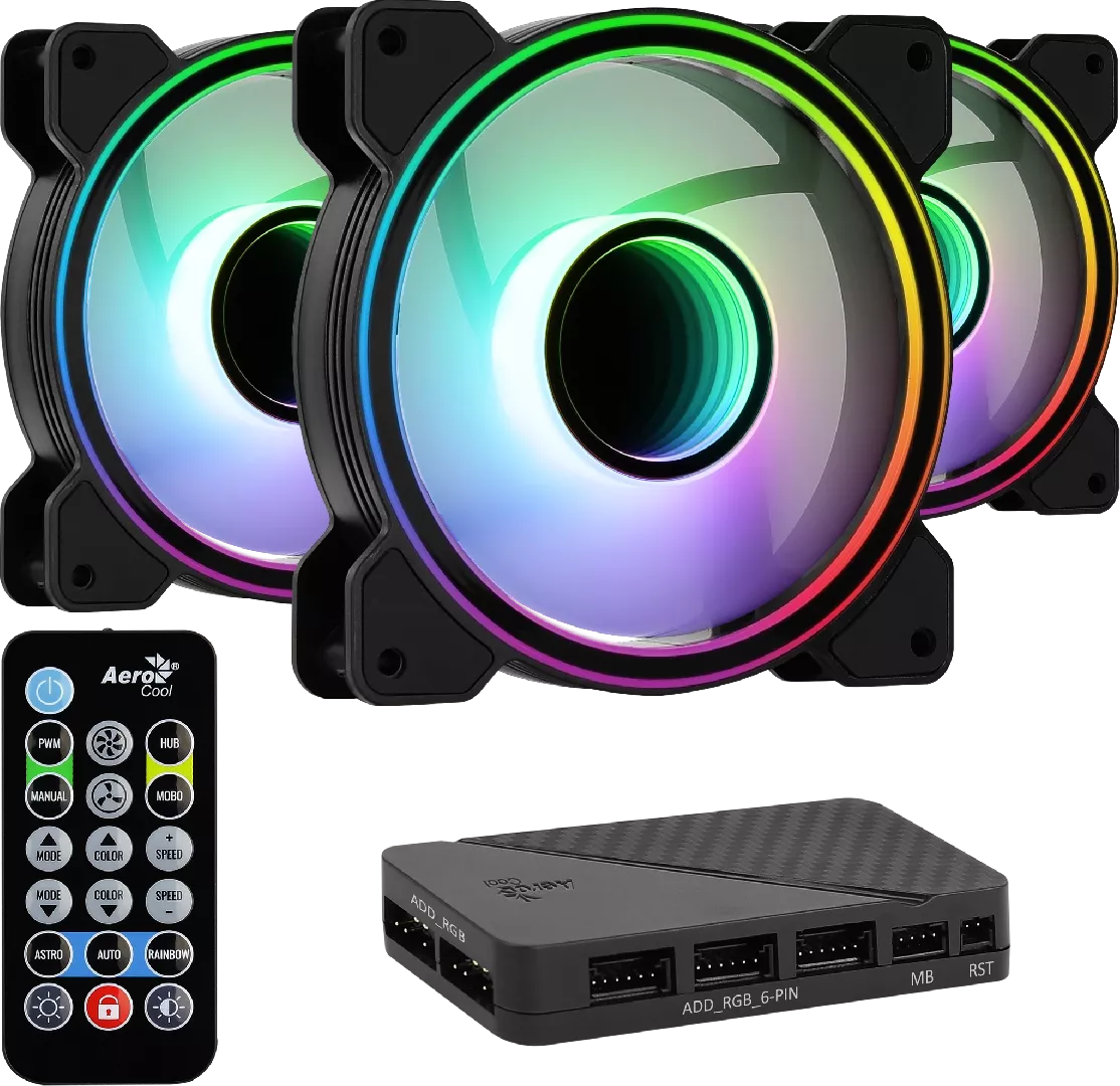Aerocool MIRAGE12PRO Kit 3xFan PC 12cm