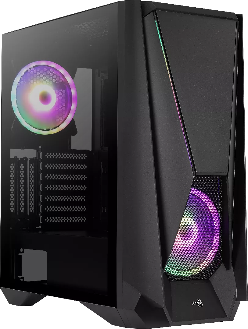 Aerocool Visor Midi Tower Melns