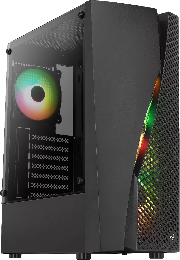 Aerocool WAVEBKV3 datoru korpuss &amp; statnis Midi Tower Melns