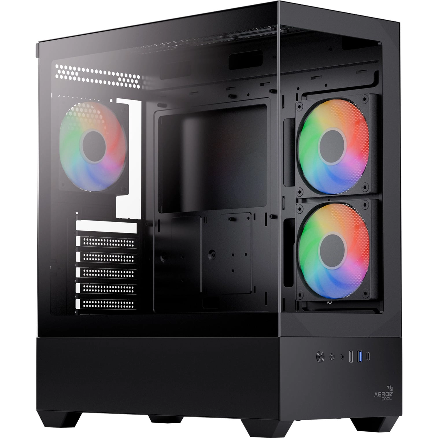 Aerocool P500D-G-BK-v1 (black) ACCM-PN06033.11 4711530963838