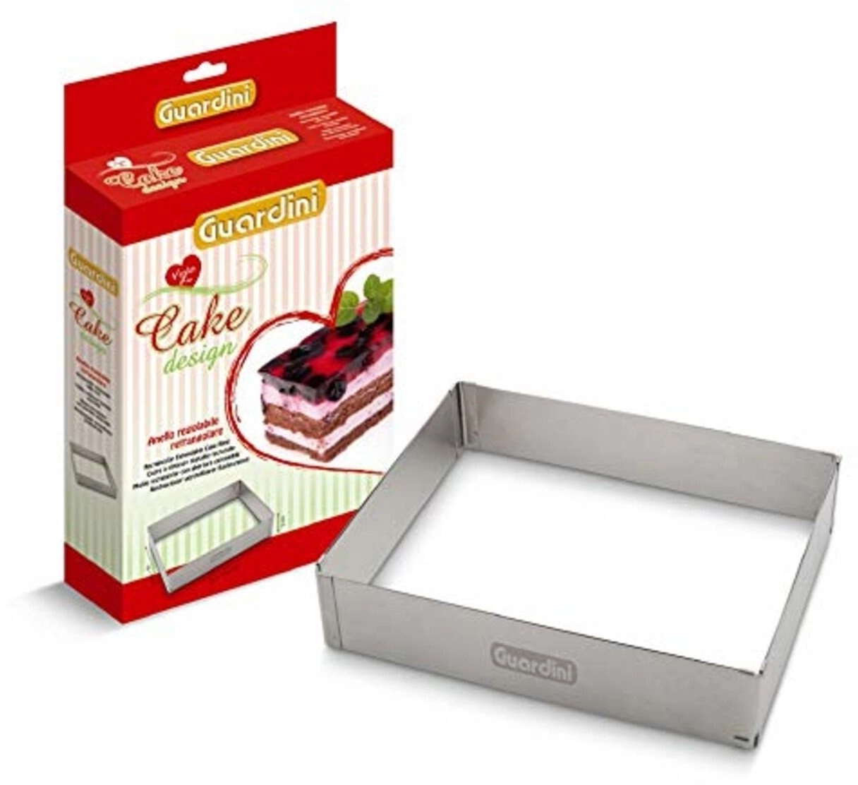 Cake ring rectangular with variable size