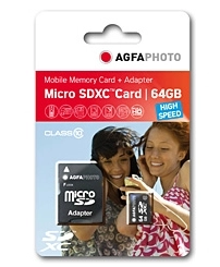 AgfaPhoto 64GB MicroSDXC Class 10 10582