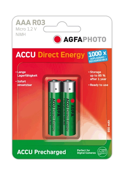 AgfaPhoto Direct Energy AAA Nickel-Metal Hydride
