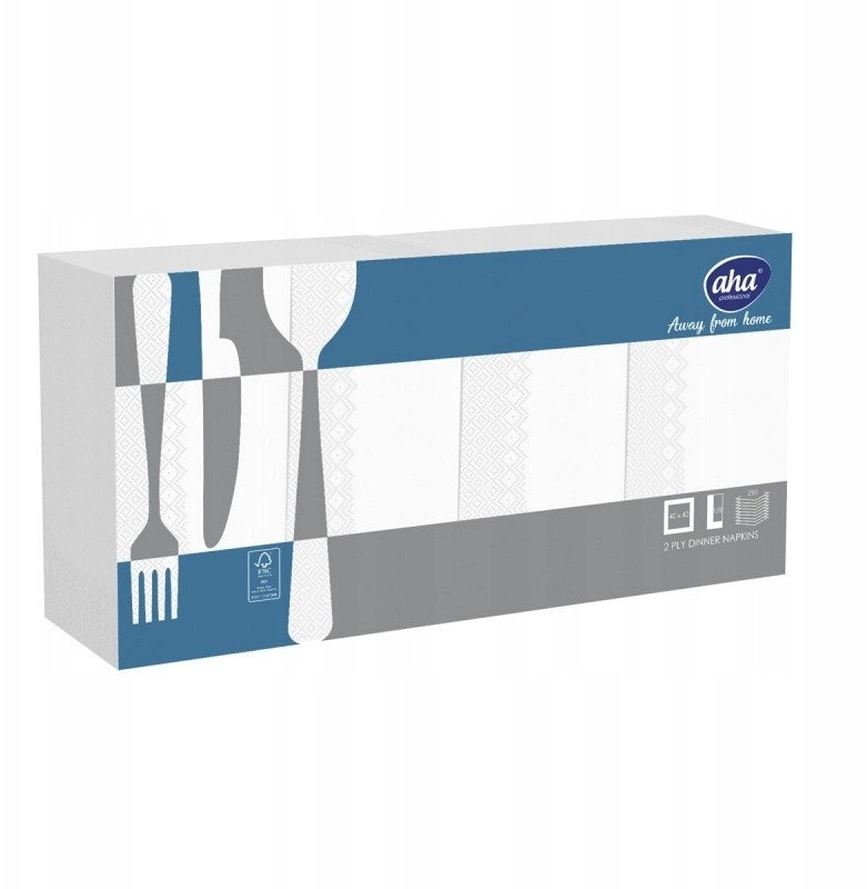 AFH AHA napkins 2-ply 1/8 fold