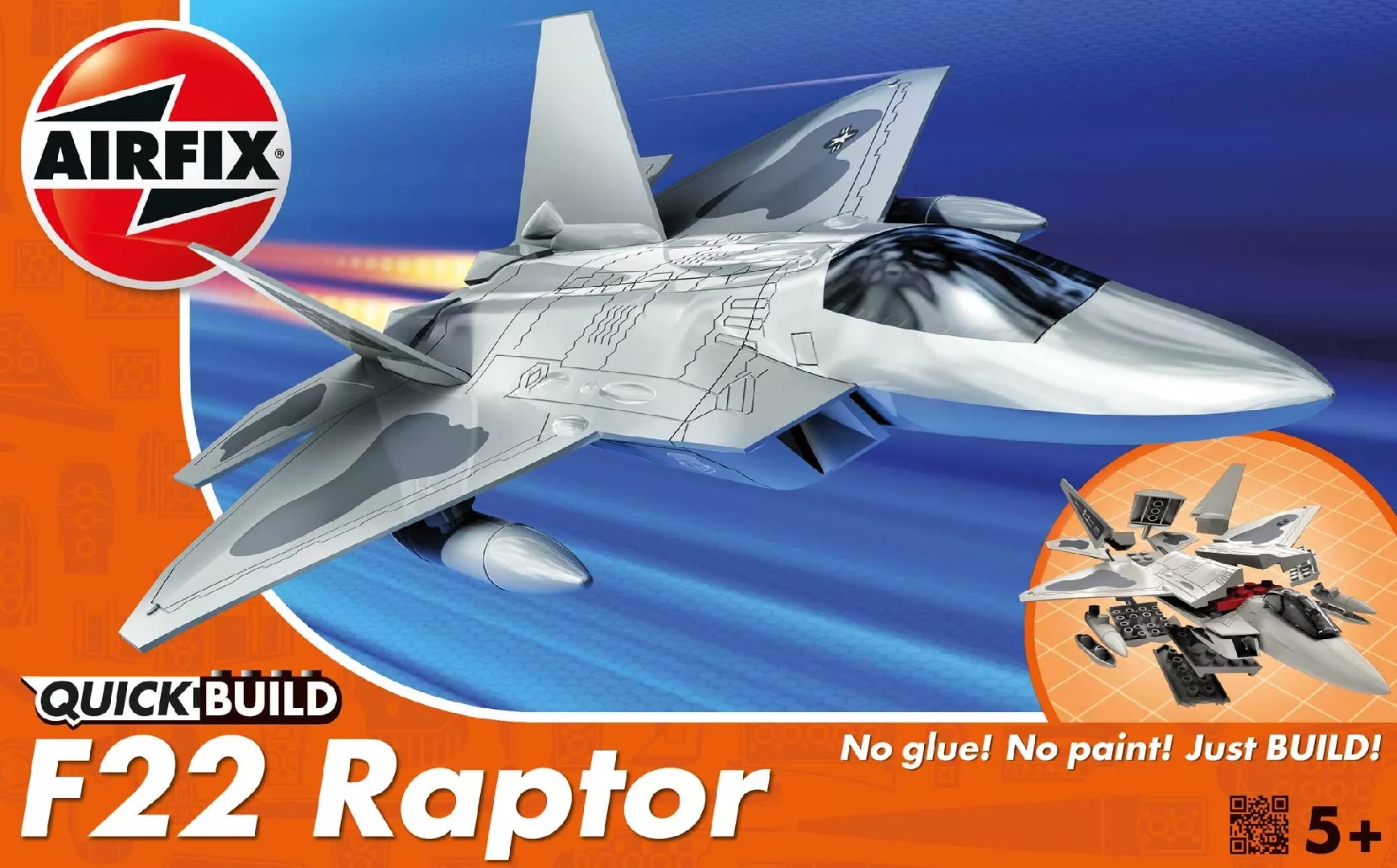 Airfix QUICK BUILD F22 Raptor Fixed-wing