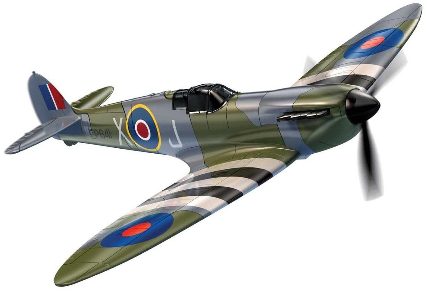 Airfix QUICKBUILD D-Day Spitfire ( J6045