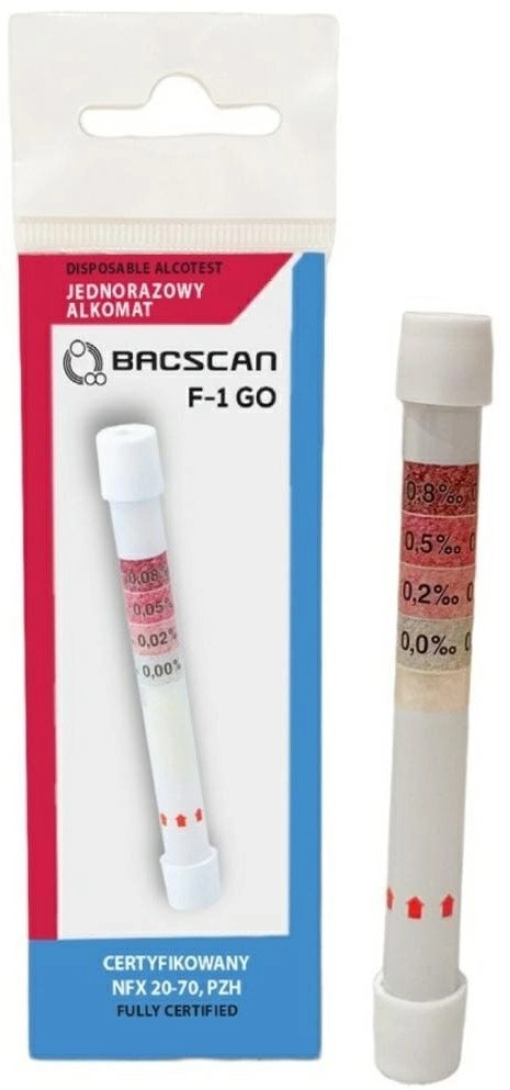 BACscan F-1 GO Alkomat jednorazowy AL-BCS-F1-GO