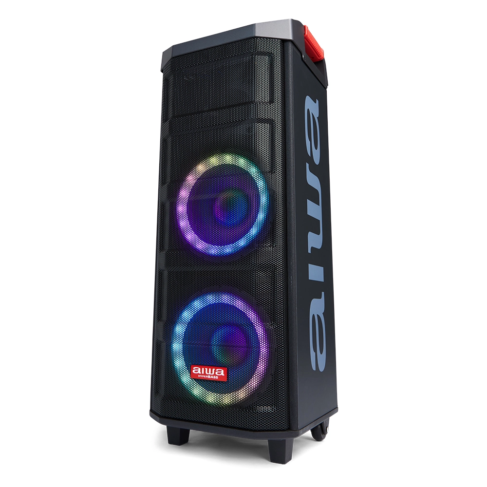 Pārnesējams skaļrunis "Party Trolley" 600 W (80 W RMS) ar karaoke un disko zibspuldzi