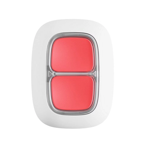 Ajax DoubleButton White Wireless Panic Button