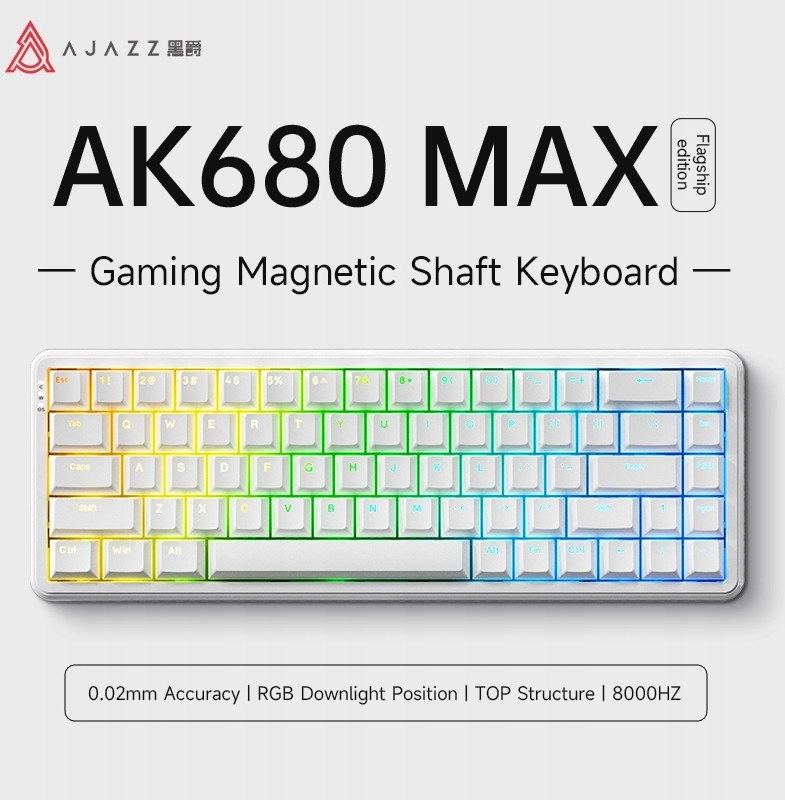 Klawiatura gamingowa mechaniczna AK680 MAX Magnetic