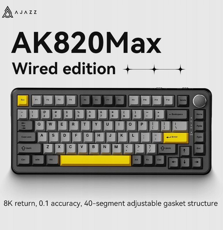AK820 MAX mechanical gaming keyboard Magnetic