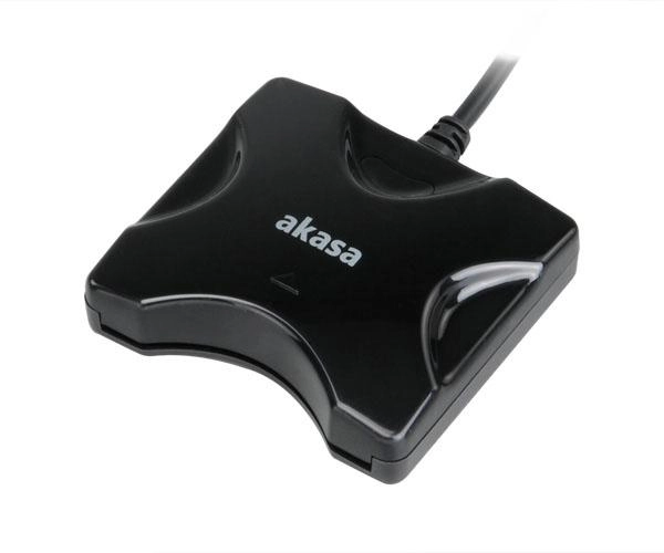 Akasa AK-CR-03BKV2 smart card reader Indoor
