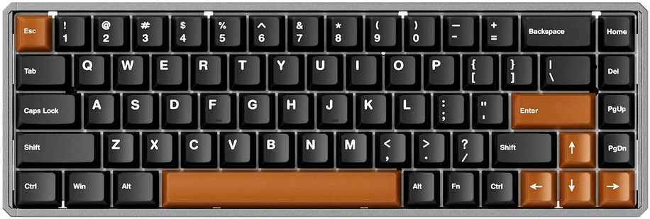 Wireless keyboard MOD68-HE/02N-02H-00T-02E-02Q-02K AKKO 02N-02H-00T-02E-02Q-02K