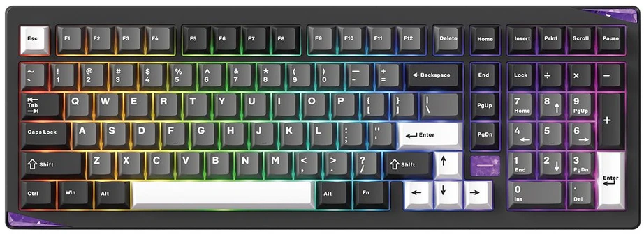 Wireless keyboard GEM 02 VIA/Black/SIL. AKKO