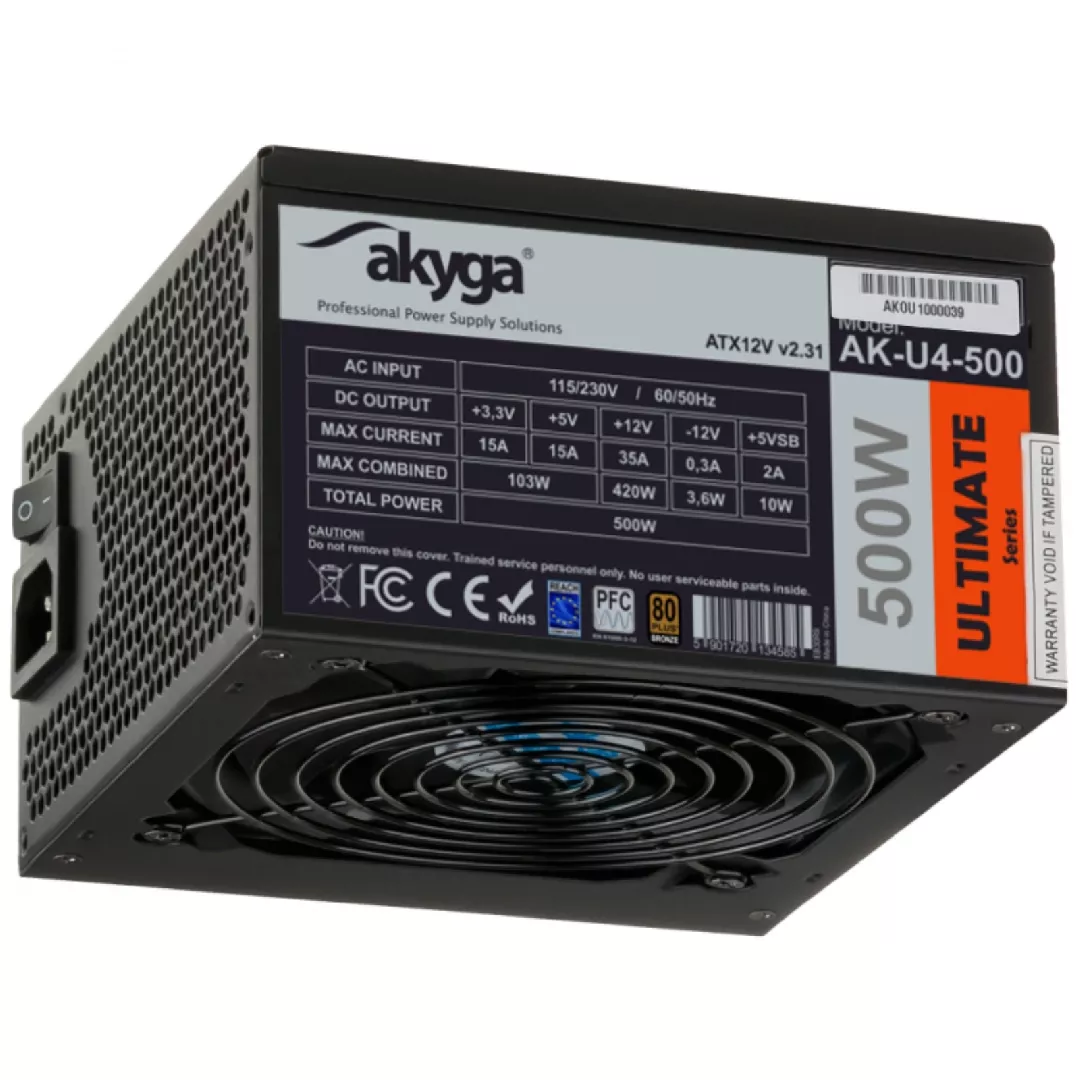 Akyga AK-U4-500 power supply unit 500