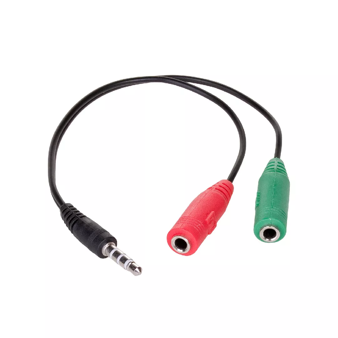 Akyga Cable MiniJack/MiniJackx2 AK-AV-08 Male miniJack