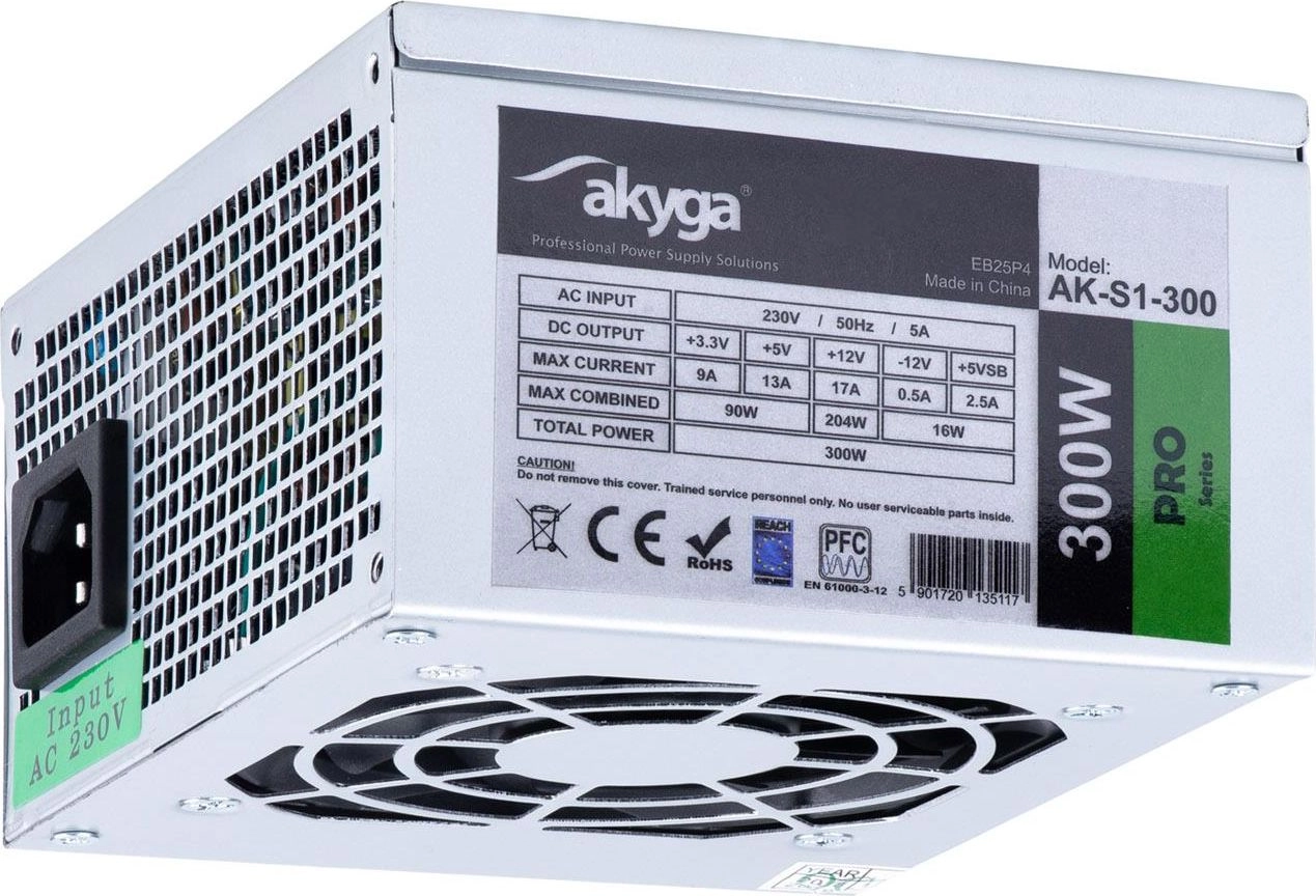 Zasilacz Akyga 300W (AK-S1-300) 0004-00013-07142 5901720135117