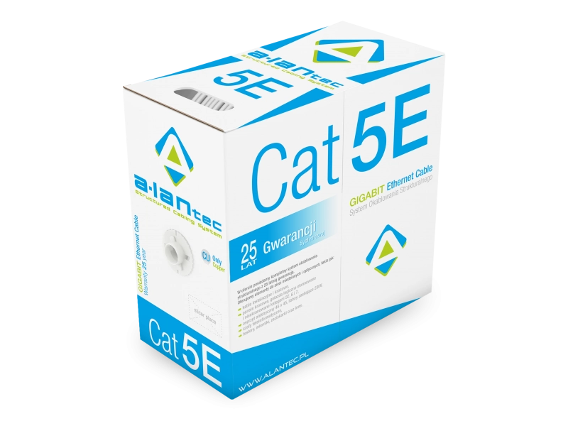 Alantec KIF5PVC305 networking cable White 305