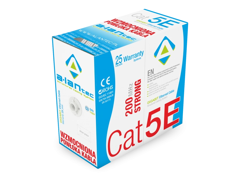 Alantec KIU5STR305 networking cable Grey 305