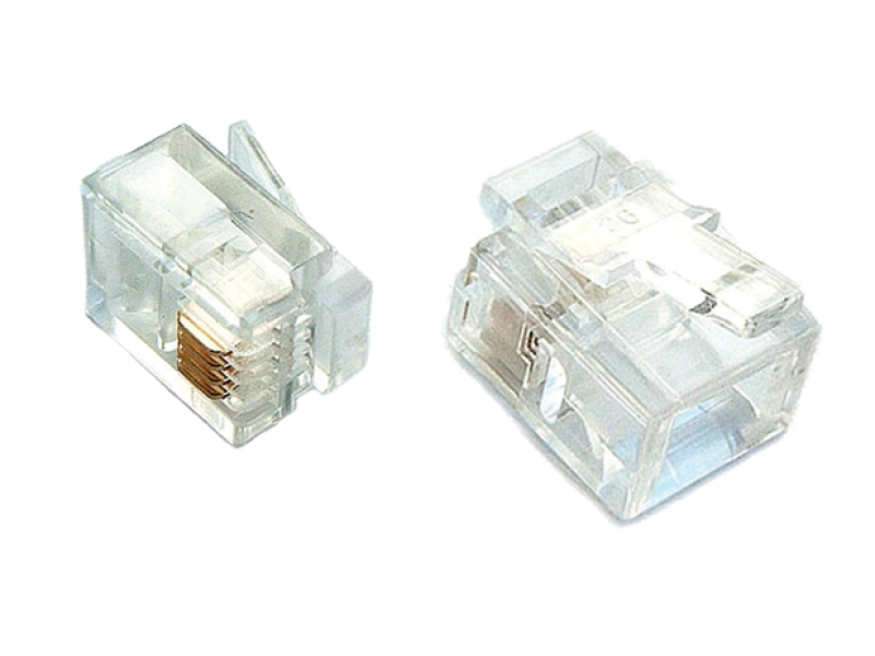 Alantec WT004 wire connector RJ11 Transparent