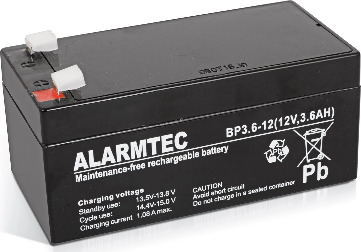 Alarmtec Accumulator 12V 3.6Ah AGM