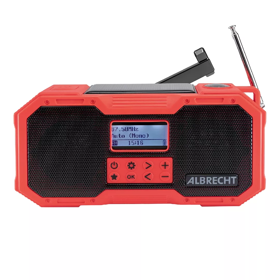 Albrecht DR 112 Digital Black  Red