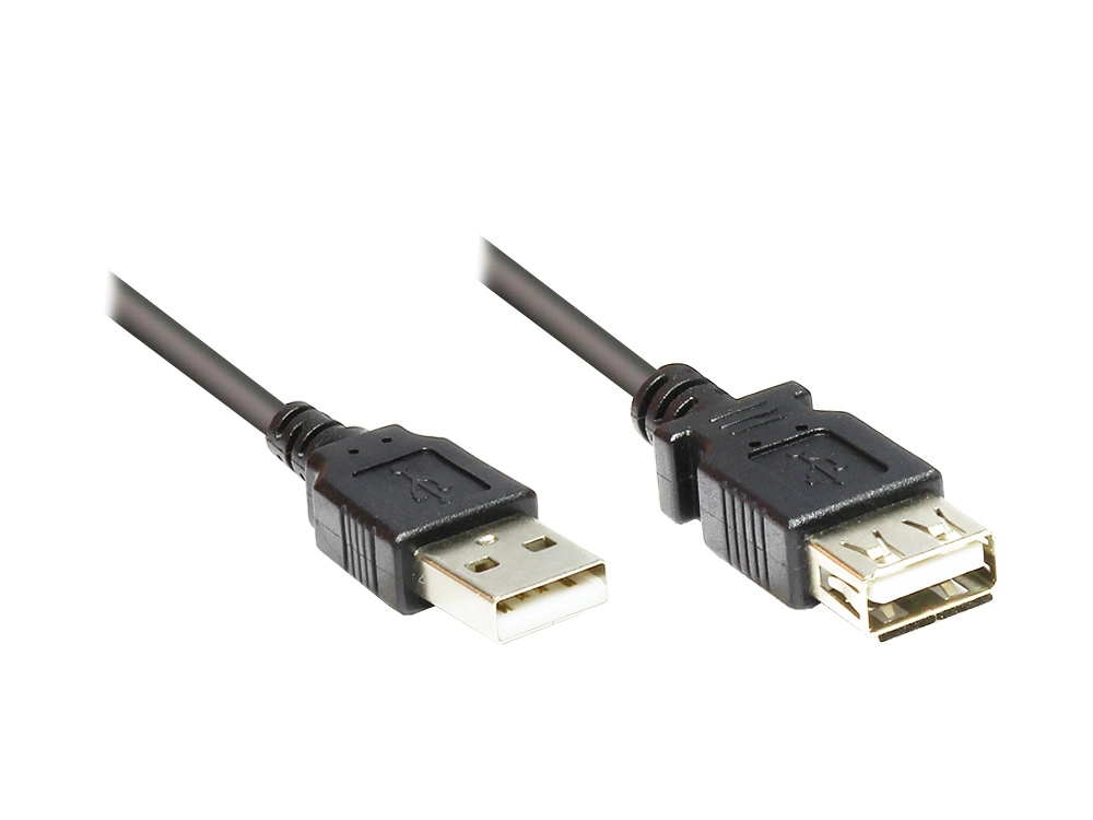 Alcasa USB 2.0 AM/AF 0