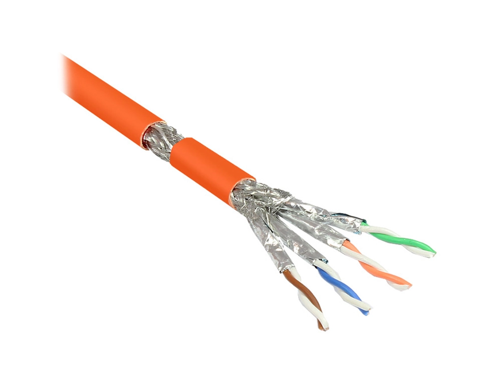 Alcasa Cat7  100m networking cable Orange