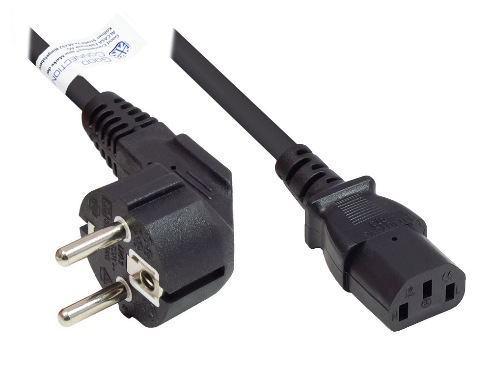 Alcasa P0130-S025 power cable Black 2