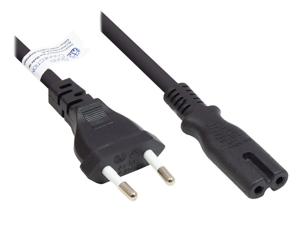 Alcasa P0370-S015 power cable Black 1
