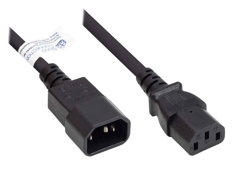 Alcasa P1430-S030 power cable Black 3