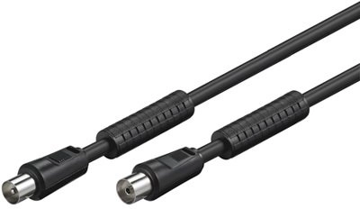 Good Connections TV Antennenkabel schwarz 10m