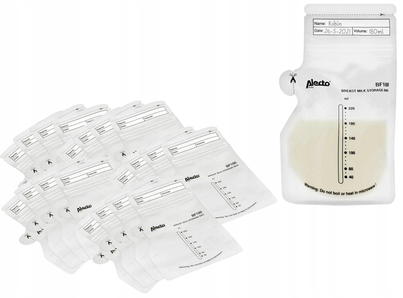 Alecto Breast milk storage bags 220