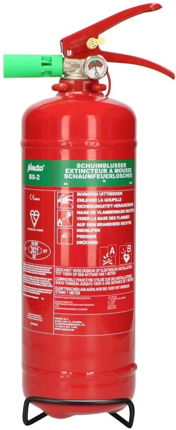 Alecto foam extinguisher 6 liters BS-6