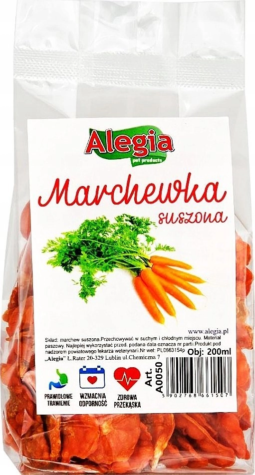 ALEGIA Dried carrots - treat for