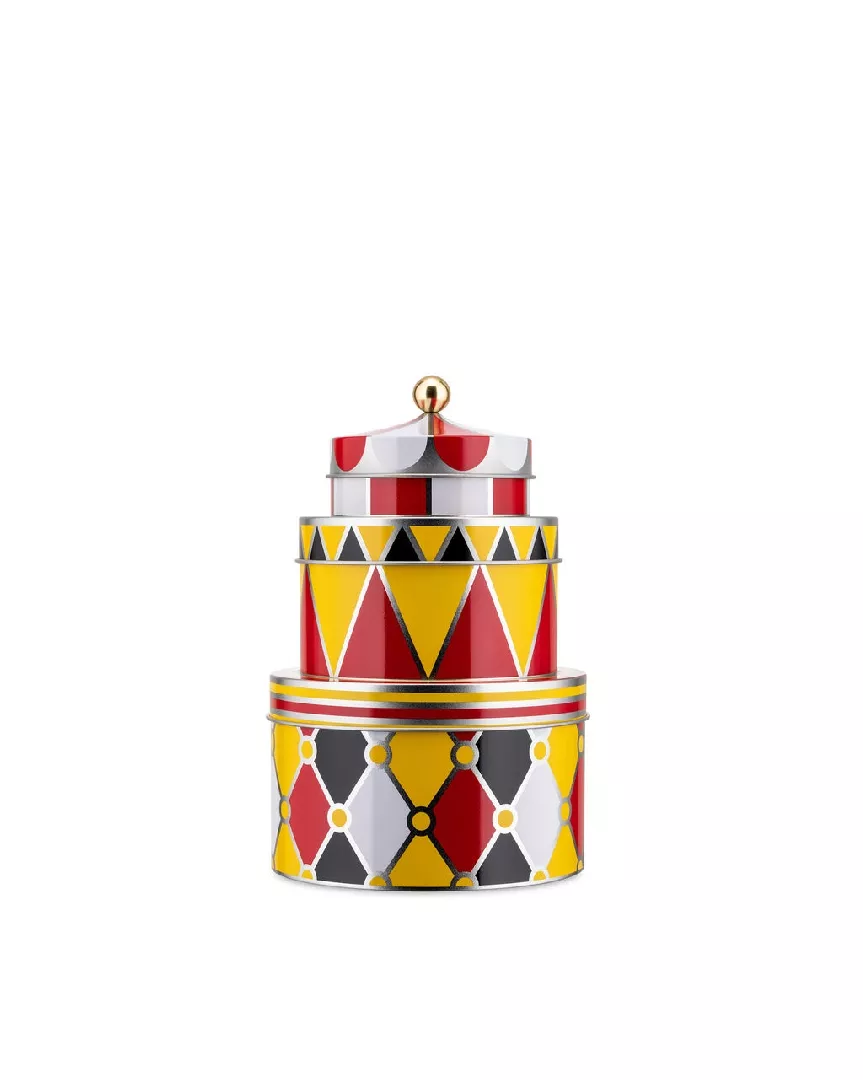 Alessi MW31S3 storage box Round Metal