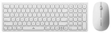 Alogic Echelon Compact USB-C BT tastatūra vācu valodā + pele balta