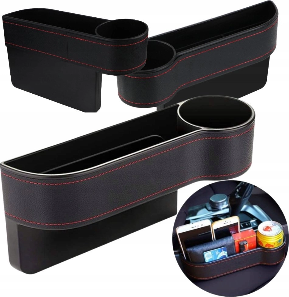Economy Car organizer cup storage Black