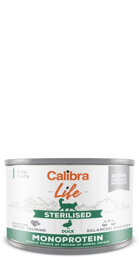 CALIBRA Cat Life Sterilised Duck -