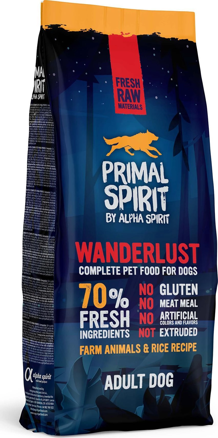 Alpha Spirit Primal Spirit Dry dog