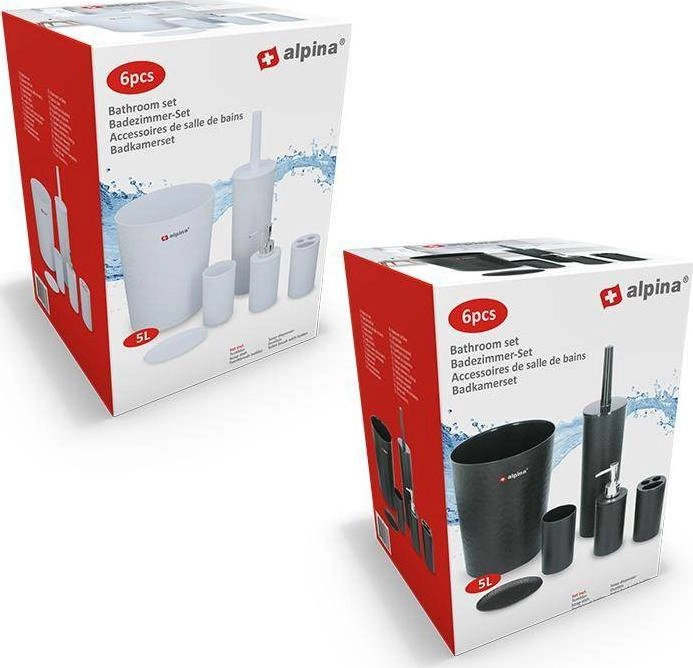 Alpina Alpina - 6-piece bathroom set