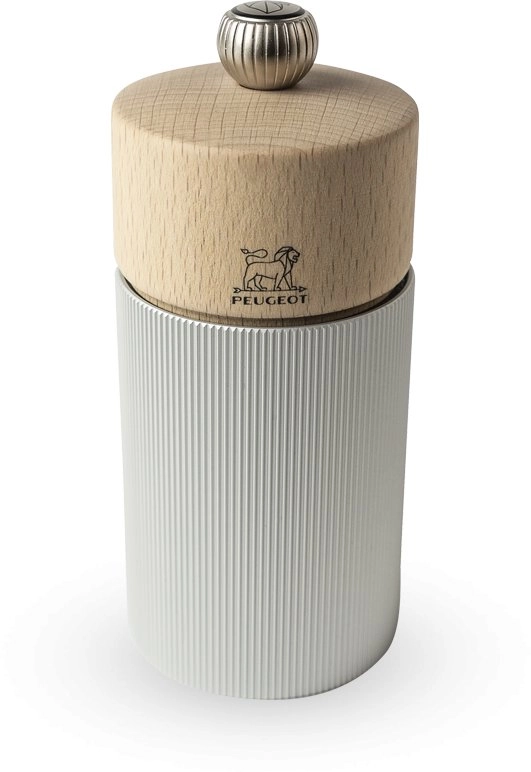 Peugeot Line pepper mill 12cm Wood/Aluminium