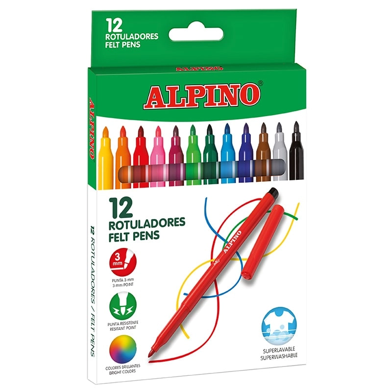 Alpino AR001002N felt pen 12 pc(s)