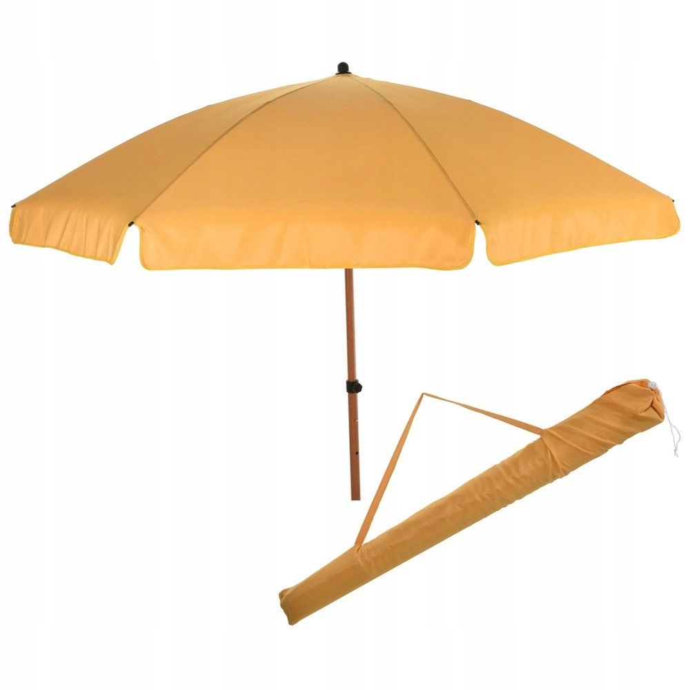 Garden Beach Umbrella Stable Yellow Adjustable
