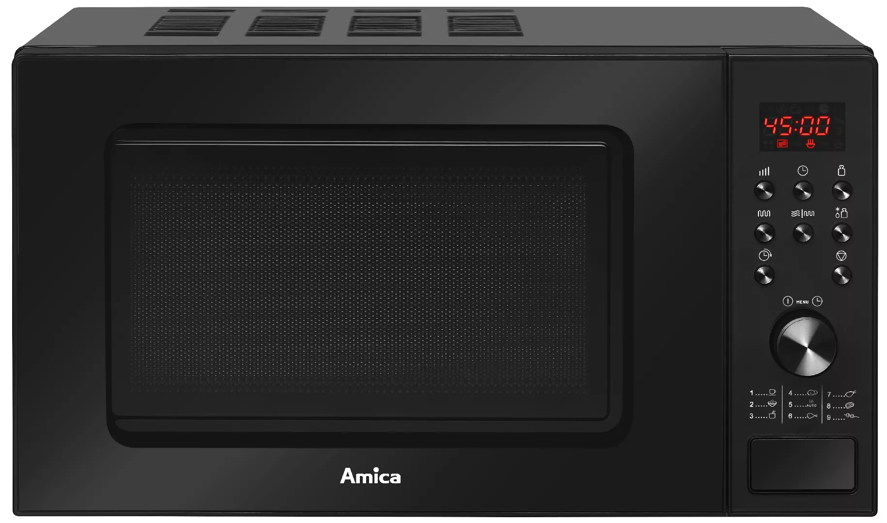 Amica AMGF20E1GB microwave Black Grill microwave