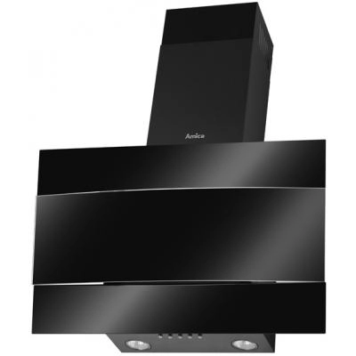 Amica OKC624S cooker hood Wall-mounted Black