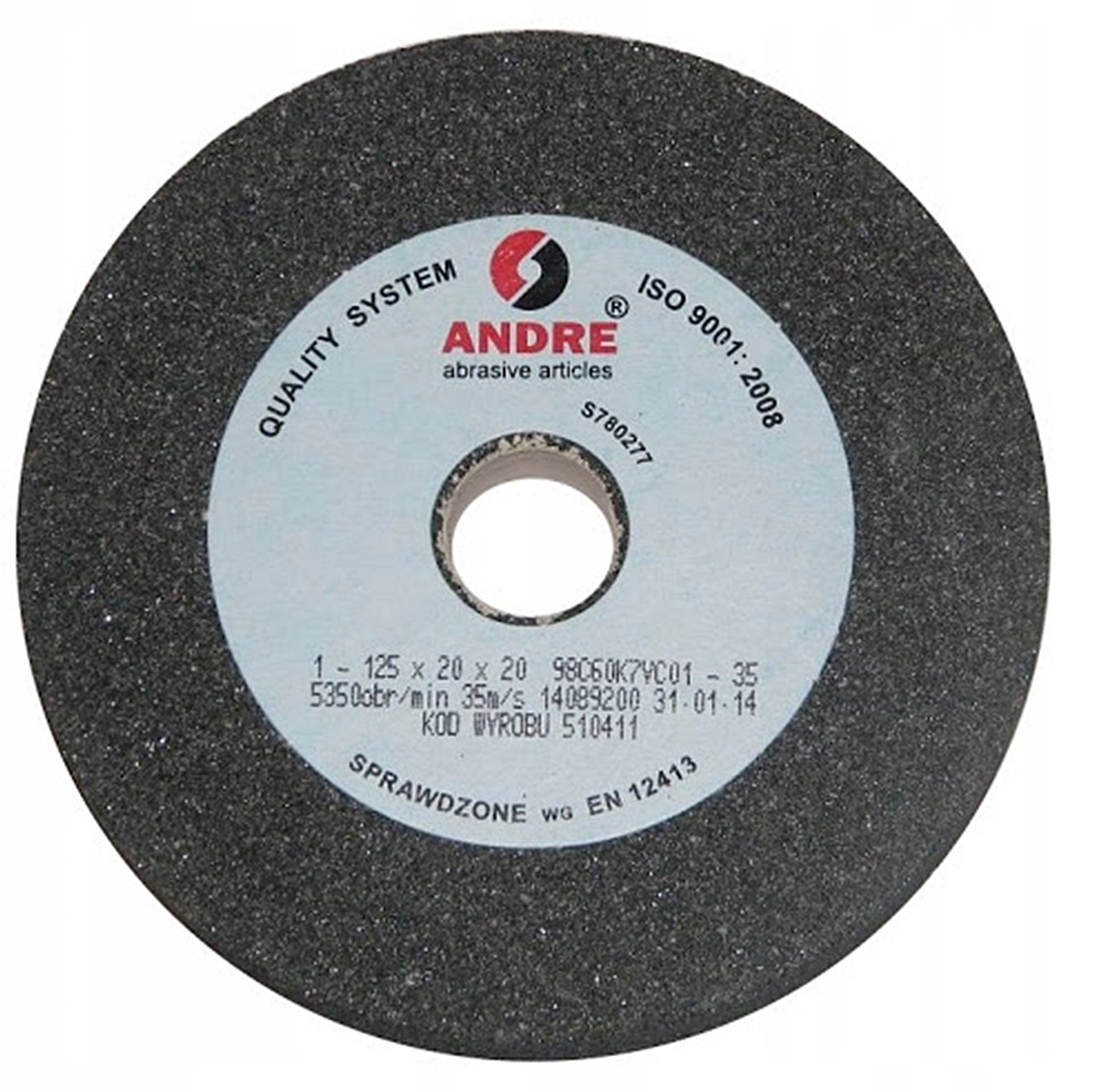 ANDRE ŚCIERNICA PŁASKA 125mm x 20mm