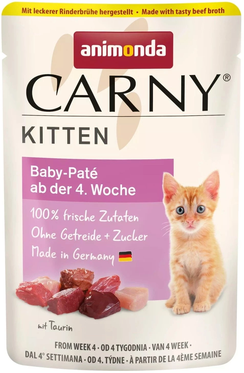 ANIMONDA KOT 85g CARNY BABY PATE